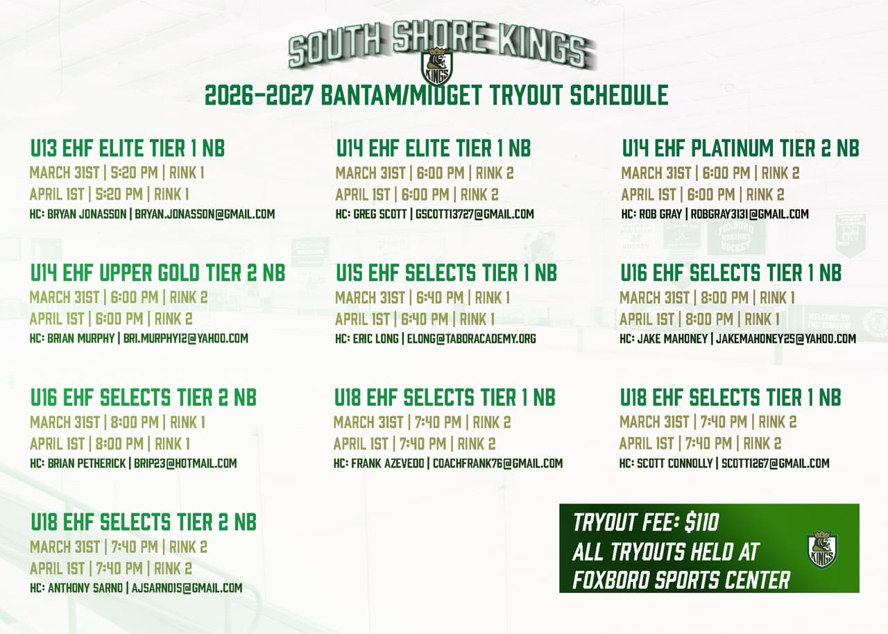 kings bantam midget tryouts Large